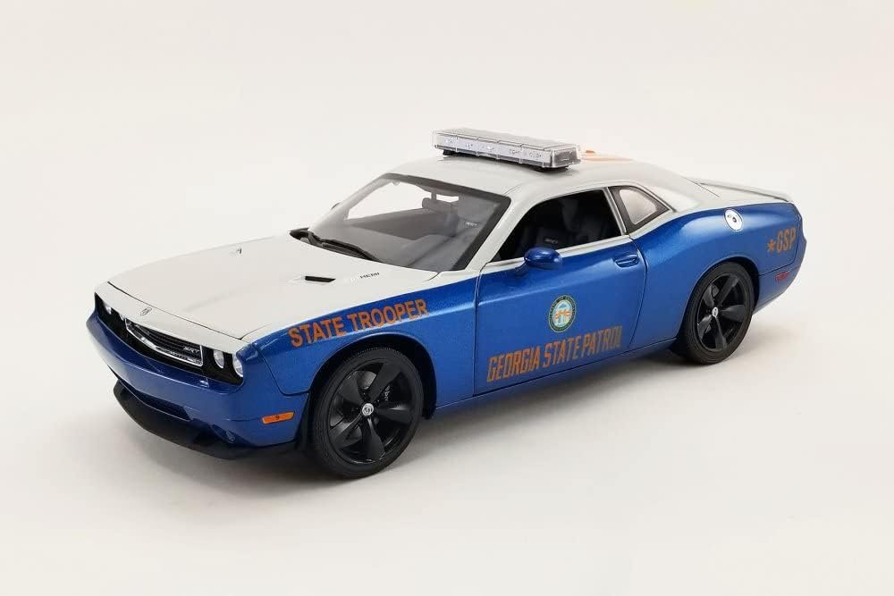 2010 Dodge Challenger SRT8 Blue and White Acme A1806018.jpg