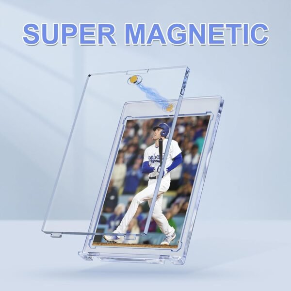 35pt Magnetic Card Holder for Trading Cards 24 Pack Baseball Cards Protectors Hard Plastic for Collectible Sports Cards Acrylic Display Card Cases Fit 2.5x3.5in.jpg