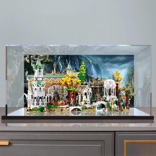 Acrylic Transparent Collectible Display Case for Lego 10316 Rivendell Castle.jpg