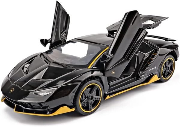 Alloy Collectible Black Lamborghini Toy Pull Back Vehicles Diecast Cars.jpg