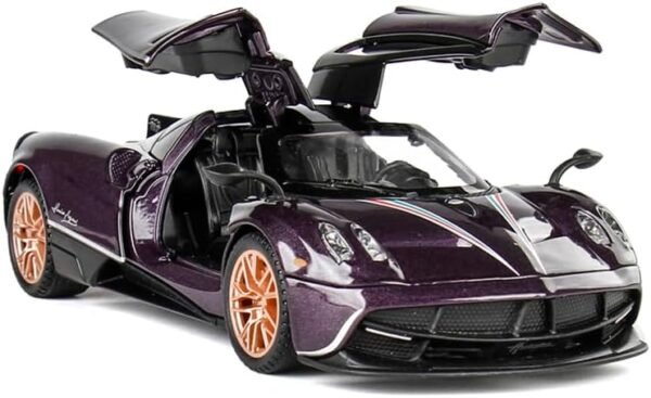 Alloy Collectible Purple Pagani Huayra Dinastia Toy Vehicle Pull Back.jpg