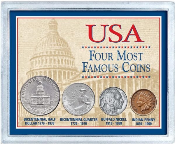 American Coin Treasures USA Four Most Famous Coins Genuine Coin.jpg