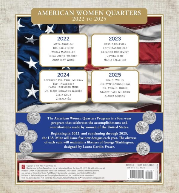 American Women Quarters Collectors Portfolio Collect quarters for all three mints.jpg
