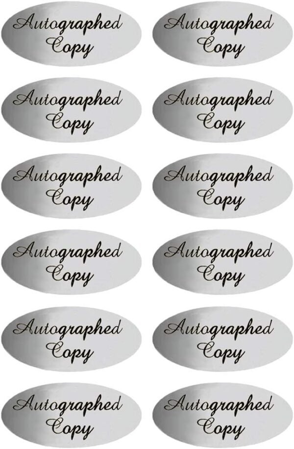Autographed Copy Stickers 1 x 2 Inch Silver Foil.jpg