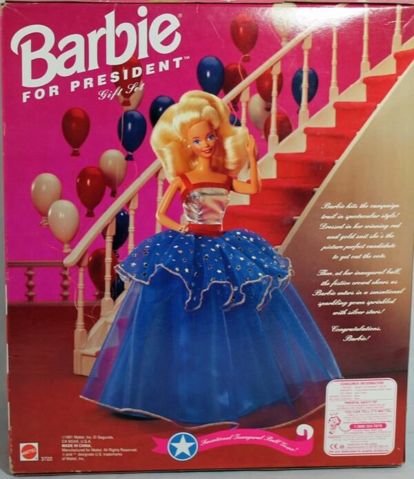 Barbie For President Gift Set Toys R Us Limited Edition Doll 1991 Mattel.jpg