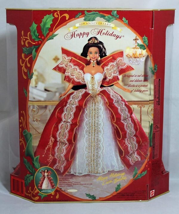 Barbie Happy Holidays Doll Special Edition 10th Aniversary Hallmark 5th in Series 1997.jpg