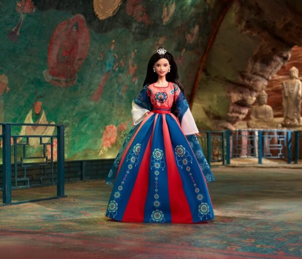Barbie Signature Lunar New Year Doll in Traditional Hanfu Robe with Chinese Prints Accessories Collectible with Doll Stand Certificate of Aithenticity.jpg