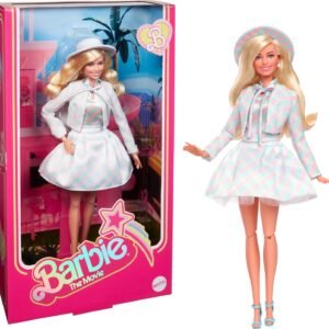Barbie The Movie Doll Margot Robbie as Collectible Doll Wearing.jpg