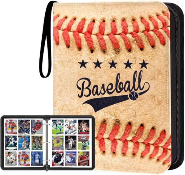 Baseball Card Binder with 900 Pockets Sports Trading Card Binder.jpg