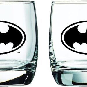 Batman Whiskey Glasses 10 oz Capacity Classic Design.jpg