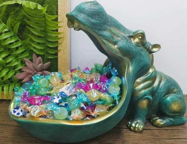 CUZOKOLA House Hippo StatueLarge Hippopotamus Figurine Resin Sculpture for Home.jpg