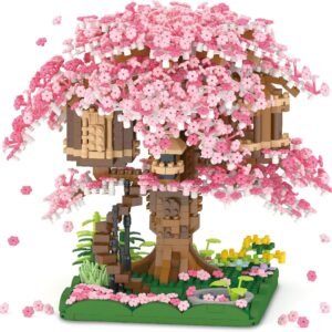Cherry Blossom Bonsai Tree Building Set Japanese Sakura Tree House.jpg