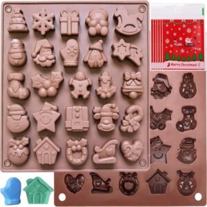 Christmas Chocolate Molds Silicone Christmas Silicone Molds with Candy Bags.jpg