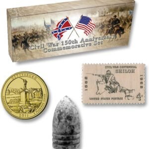 Civil War 150th Anniversary Commemorative Set With Stamp Coin and.jpg
