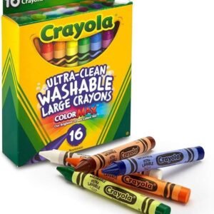 Crayola 52 3281 Large Washable Crayons Assorted Colors 16 Count Pack.jpg