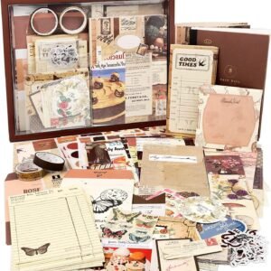 Draupnir Vintage Aesthetic Scrapbook Kit346pcs Bullet Junk Journal Kit with.jpg