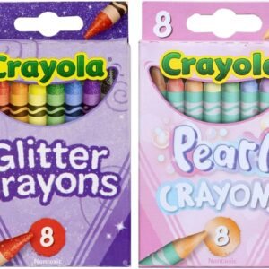 Glitter and Pearl Crayons 8 count each.jpg