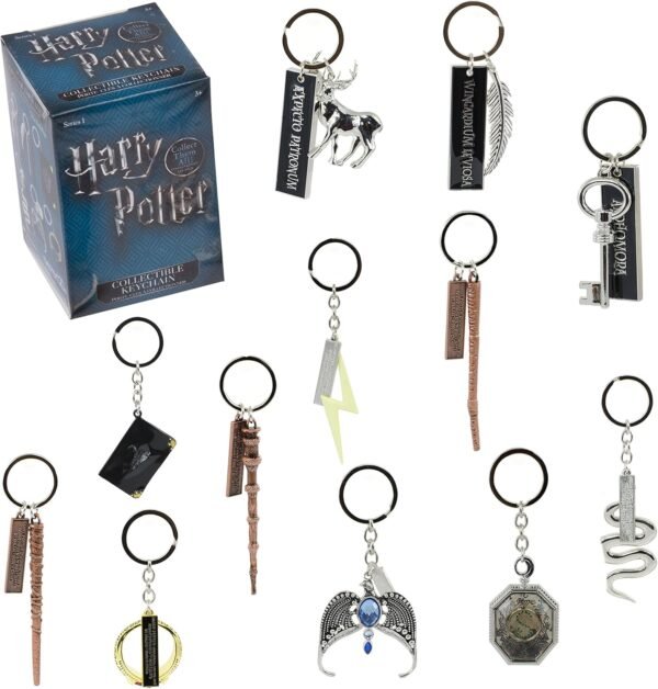Harry Potter Collectible Key Chain Mystery Blind Box Series 1 Receive 1 of 12 Mystery Key Rings Spells Wands Horcruxes Gift for Kids and Teens.jpg