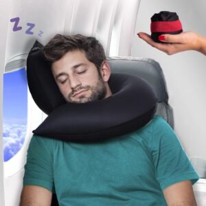 Inflatable Travel Pillows for Airplanes Cars Home New J Design.jpg
