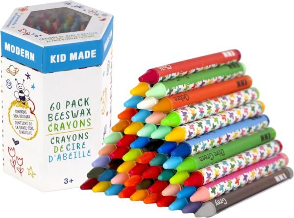 Kid Made Modern Beeswax Crayons for Toddlers Kids 60.jpg