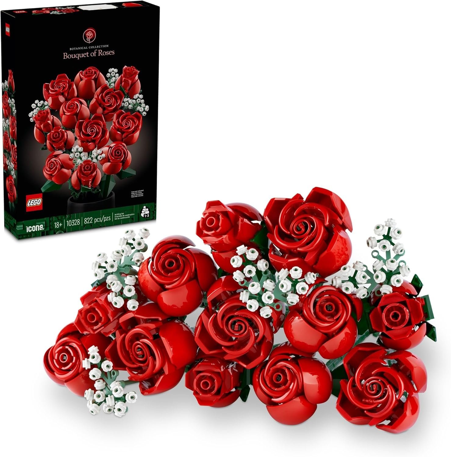 LEGO Botanicals Bouquet of Roses Artificial Flowers Fake Red.jpg