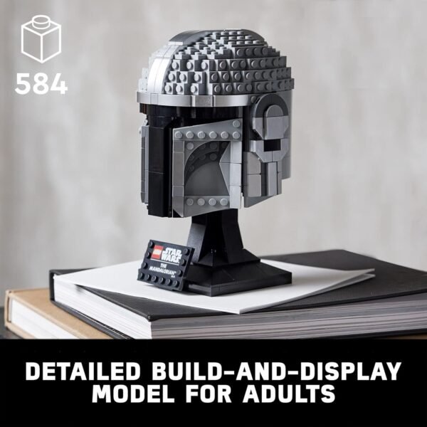 LEGO Star Wars The Mandalorian Helmet 75328 Buildable Model Kit Display Collectible Decoration Set for Adults Men Women Mom Dad Collectible Gift Idea.jpg
