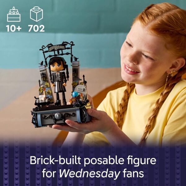 LEGO Wednesday Addams Figure Building Toy for Kids Girls Boys Ages 10 Collectible Wednesday Addams Doll with Display for Fans Gift Idea for Birthday 76780.jpg