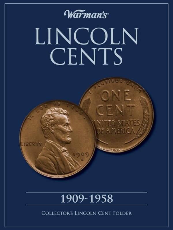 Lincoln Cents 1909 1958 Collectors Folder Warmans Collector Coin Folders.jpg