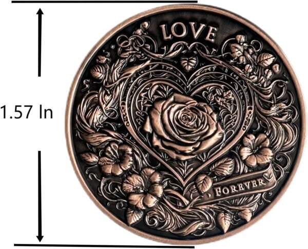 Love Coin Collection Challenge Coin Unique Memento and Pocket Token Gift to Inspire and Make HimHer Lucky Perfect Commemorative Gift to Show Your Love and Appreciation ZSALSTING.jpg