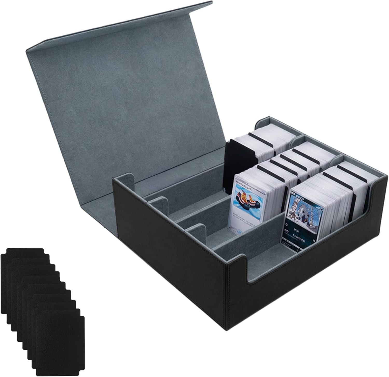 Mcbazel 1800 Trading Card Storage Box with Leather Magnetic Closure.jpg