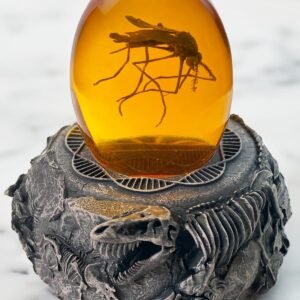 Mosquito in Amber and Jurassic Base Dinosaur Fossil Decor.jpg