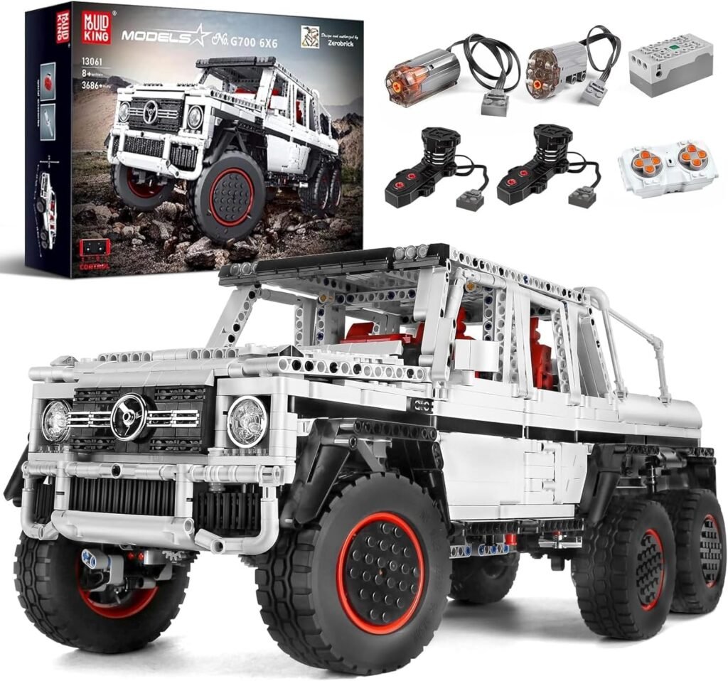 Mould King 13061 Off Road Pickup Trucks Building Kits Toy 6x6.jpg