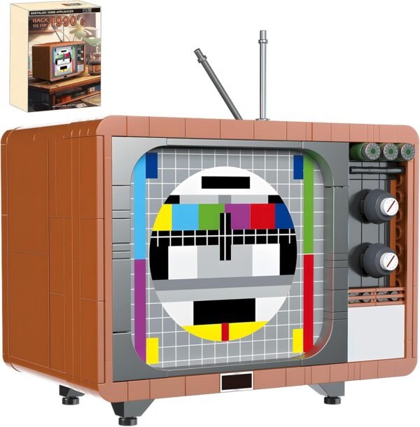 Retro TV Mini Building Block Sets，Vintage TV Model Collectible Building.jpg