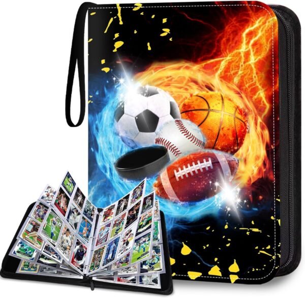 Sports Card Binder 9 Pocket Trading Card Album Fits 900 Cards.jpg