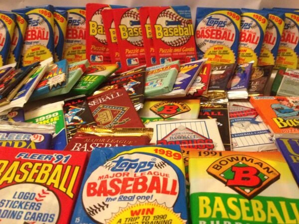 100 Vintage Baseball Cards in Old Sealed Wax Packs.jpg