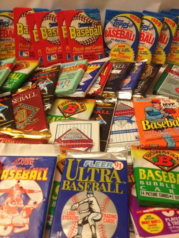 100 Vintage Baseball Cards in Old Sealed Wax Packs Perfect for New Collectors.jpg