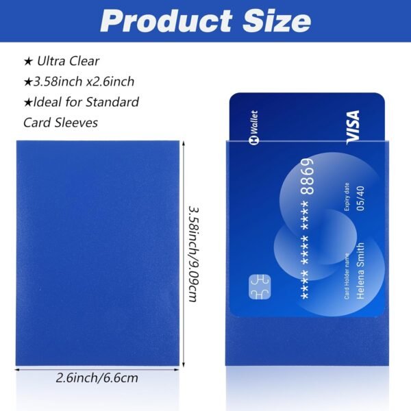 1200 Matte Card Sleeves for Collectable Gaming Cards Top Loaders for Trading Cards Plastic Card Sleeves Fit for BaseballYugioh Football MTG Sports Card Sleeves.jpg