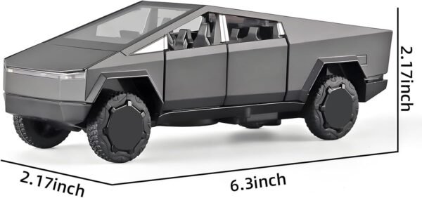 132 Diecast Mars Pickup Car Model，Zinc Alloy Toy Car，with Sound and Light、Pull Back，for Kids Age 3 Year and UP（Grey）.jpg