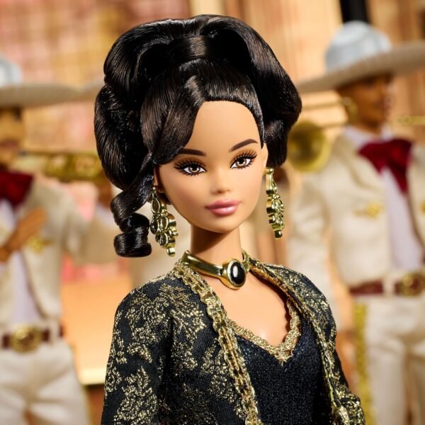 1748744652 Barbie Signature Doll Juan Gabriel Collectible in Chic Black and Gold Suit with Cropped Jacket and Golden Accessories.jpg