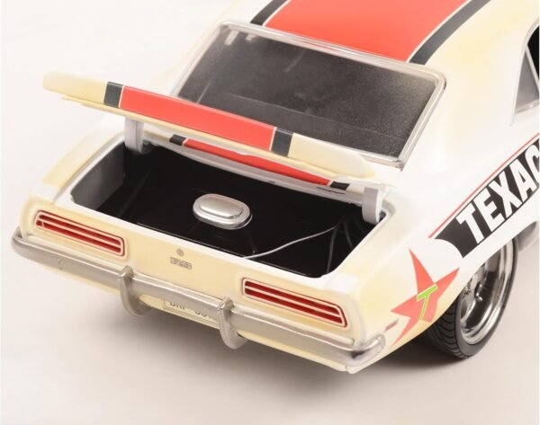 1748953455 1969 Chevy Camaro RS 18 White with Red and Black Stripes Raced Version Pro Touring Limited Edition to 498 Pieces Worldwide 118 Diecast Model Car by GMP 18986.jpg