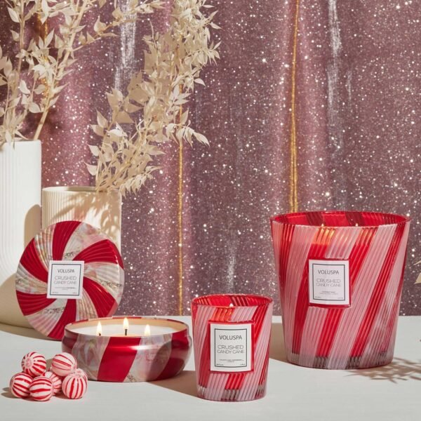 1748993052 Voluspa Crushed Candy Cane Mini Tin Candle 4 oz 25 Hour Burn Time Coconut Wax for Clean Burning Handcrafted in The USA.jpg
