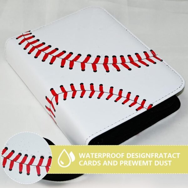 1749306255 4 Pockets Trading Card Binder with 400 Card Capacity 50 Removable Sleeves Common Sports Card Album Collection Storage Baseball Card.jpg