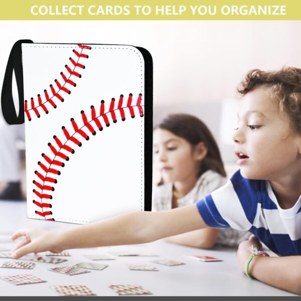 1749306256 4 Pockets Trading Card Binder with 400 Card Capacity 50 Removable Sleeves Common Sports Card Album Collection Storage Baseball Card.jpg