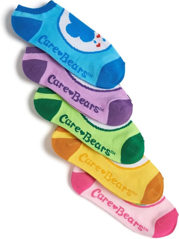 1749363857 Care Bears Womens 5 Pack No Show Socks.jpg