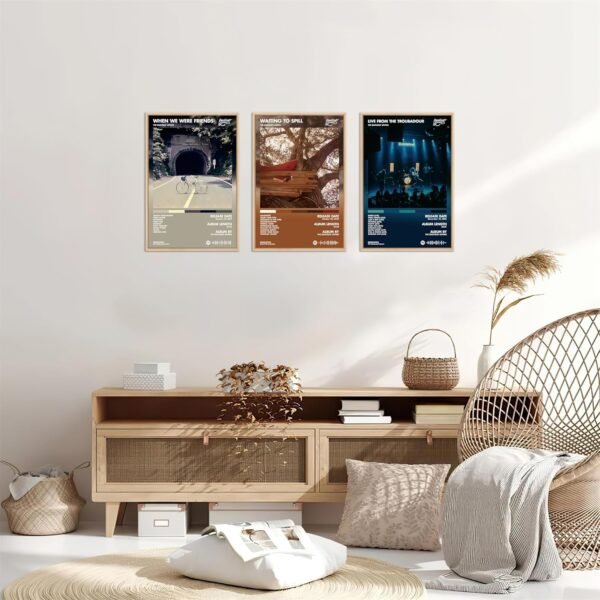 1749367453 BcoMfy The Backseat Lovers Poster Rock Band Album Cover Posters for Room Aesthetic Limited Edition HD Bedroom Music Decor Art Set of 3 8in x 12in Unframed.jpg