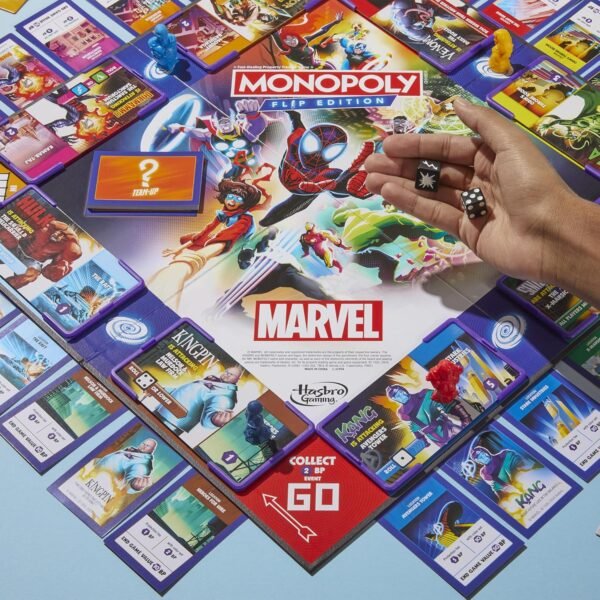 1749428654 Monopoly Flip Edition Marvel Board Game Ages 8 and Up 2 to 4 Players Family Board Games for Kids Teens and Adults.jpg