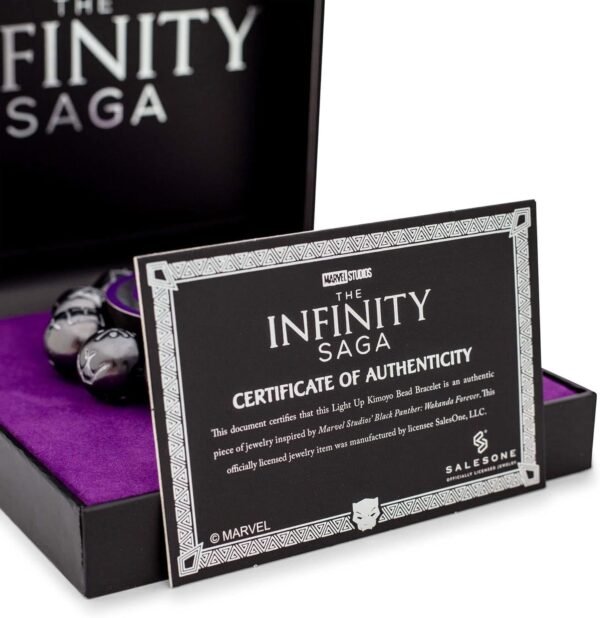 1749464656 Marvel Studios Black Panther Light Up Kimoyo Beads Bracelet Prop Replica Officially Licensed Collectible.jpg