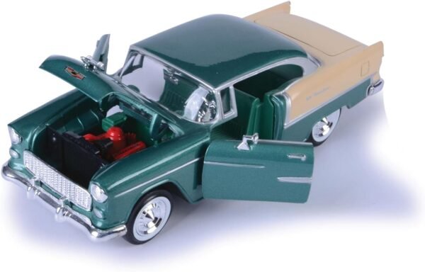 1749489854 1955 Chevy Bel Air Green Motormax 73229 124 scale Diecast Model Toy Car for unisex children.jpg