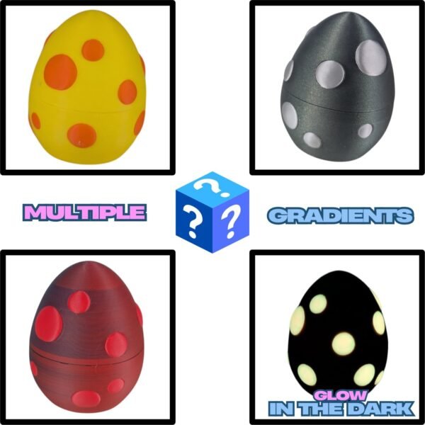 1749615851 Mystery Mini Dinosaur Blind Box Egg 5 Pack 3D Printed Collectible Figurines Articulated Dino Toys for Desk Fidget Toys for Adults Stress Relief for Anxiety ADHD.jpg