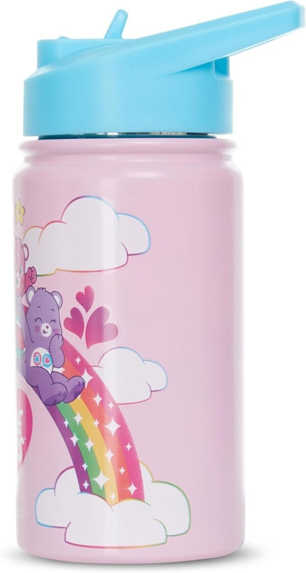 1749659054 Care Bears 14 oz Water Bottle with Spout Tenderheart Good Luck Bedtime Funshine and Grumpy Bear Travel Water Bottle With Built in Straw Official Carebears Merchandise.jpg
